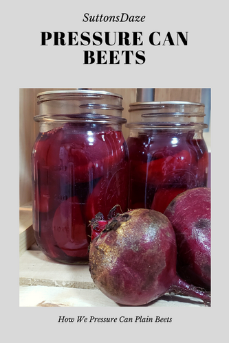 How To Pressure Can Beets