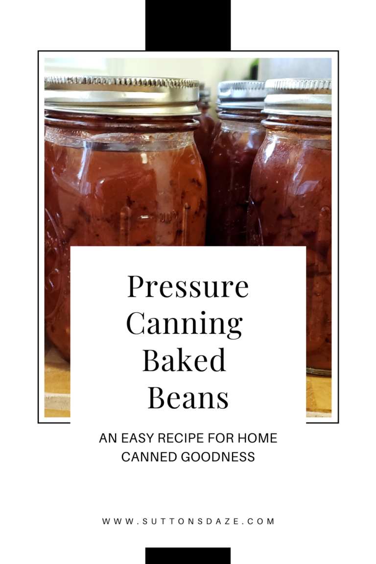 Pressure Canning Baked Beans