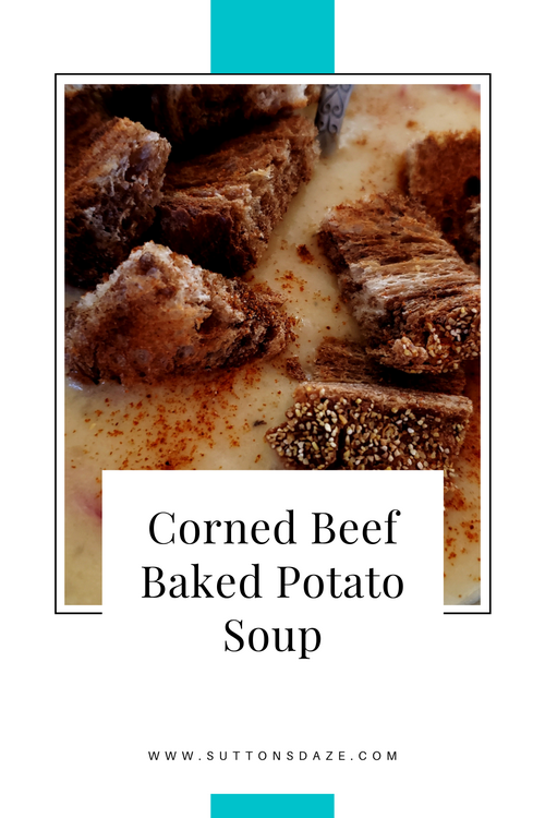 Corned Beef Baked Potato Soup