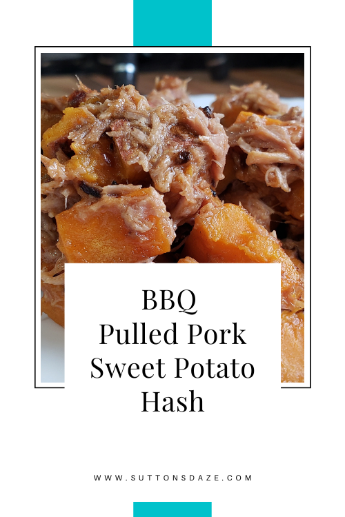 BBQ Pulled Pork Sweet Potato Hash