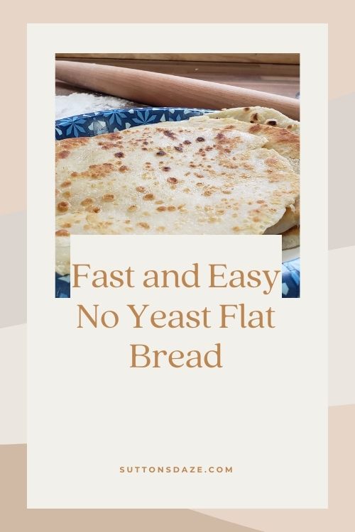 Fast and Easy No Yeast Flat Bread
