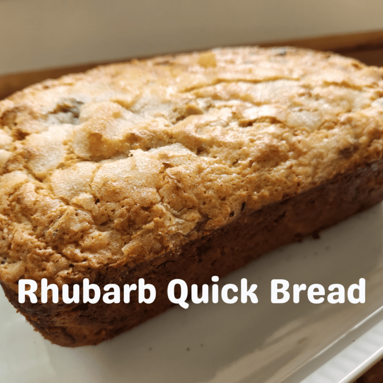 Rhubarb Quick Bread
