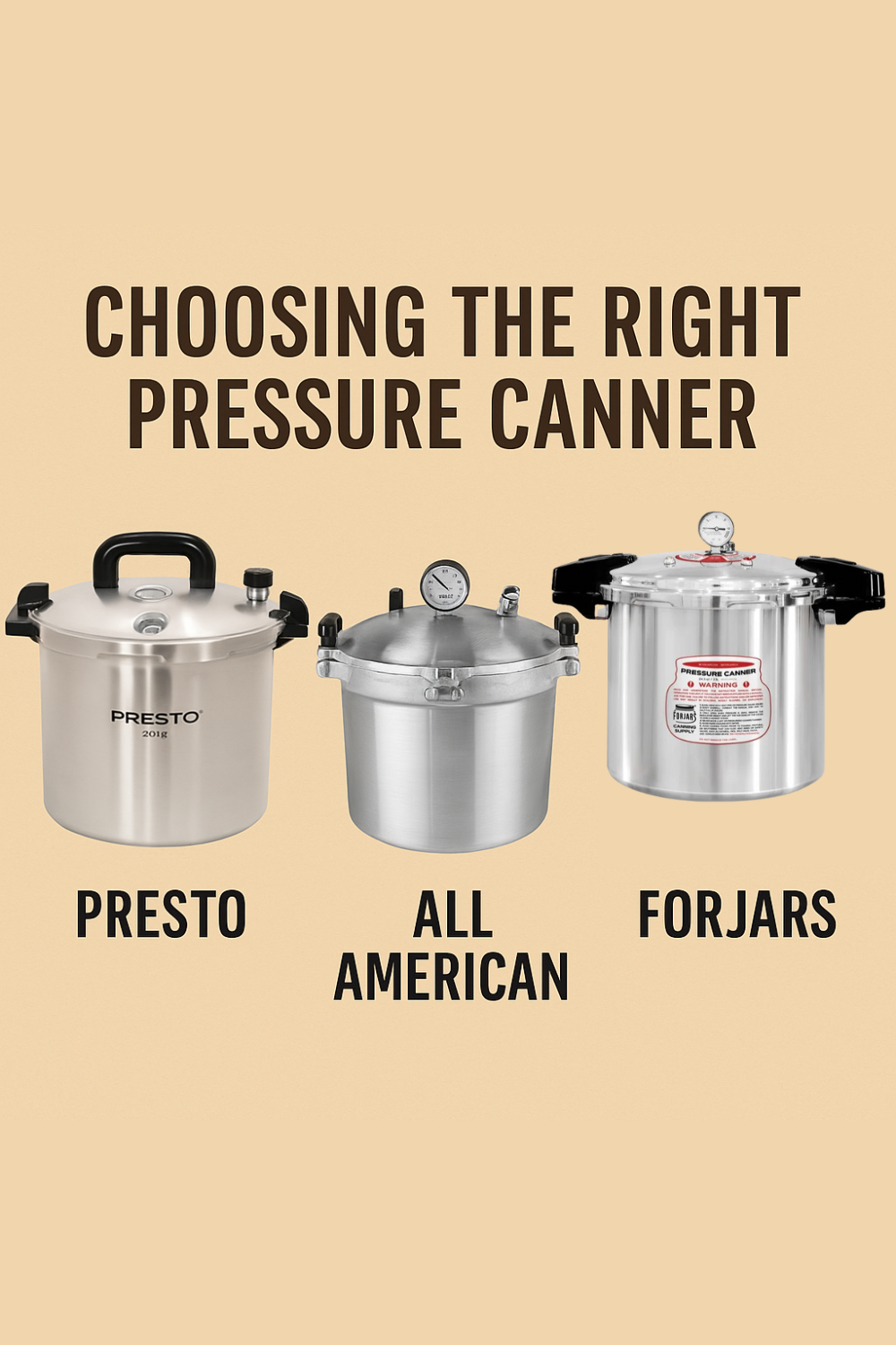Choosing the Right Pressure Canner