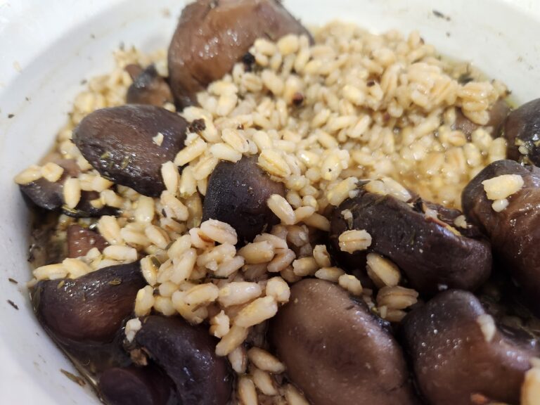 Barley Mushroom Bake